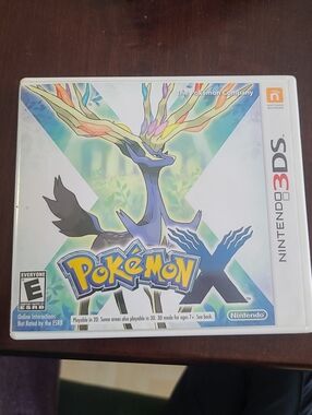 Nintendo 3DS Pokémon X Game, Case And Manual